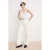 TRENDYOLMİLLA Dames Ecru Effen Wijde pijp Hoge taille Jeans