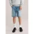 WE Fashion Blue Ridge denim short light blue denim