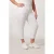 Miss Etam Plus slim fit broek Elise 7/8 wit