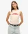Superdry Vrouwen Slimfit Sport Luxe Graphic Tanktopje Roze