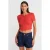 Slim Fit Crop Blouse Met Knopen