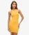 Jersey Racer Mini-jurk Geel