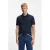 BOSS slim polo donkerblauw