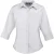 Premier Dames/Dames Poplin 3/4 Mouw Shirt (Zilver)
