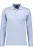 RAGMAN Soft Knit Poloshirt lange mouw blauw-grijs, Effen
