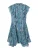 AllSaints Jurk ‘FLEUR’  blauw / cyaan blauw / grijs