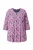 Ulla Popken Shirt  blauw / rosa / lichtroze