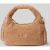 Karo Kauer Handtas in teddybont met labelstitching