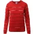 Herve Leger Stretch-Knit Bandage Pullover in Rode Rayon