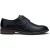 John White herenschoenen van zwart leer met gladde neus en vetersluiting – Tanner