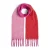 PIECES sjaal PCBEA roze/rood