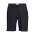 Dstrezzed regular casual short met linnen donkerblauw