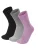 normani Sokken  grijs / pink / zwart