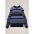 White Stuff Abstract Stripe Crew Blue Multi