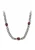 Gaya Ketting  robijnrood / zilver