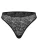 Erlich Textil String ‘Iconic Lace’  zwart gemêleerd
