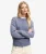 Classic Gebreide Trui met Ronde Hals Relaxed Pasvorm Dark Blue