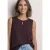 Street One Dames Blouse met ronde hals en cut-out-detail in Rood
