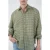 Heren Ontspannen Geruite Poplin Shirt