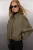 TRENDYOLMİLLA Dames Kaki Effen Lang Oversized Winter Jassen