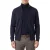 Casa Moda vest navy rits effen katoen opstaande kraag wijde fit