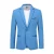 Heren colbert slim fit jas zakelijk dagelijks blazer hemelsblauw