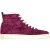Christian Louboutin Rantus Hoge Sneakers in Paarse Suède