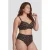 BEACHWAVE Curve high waist bikinibroekje met zebraprint – donkerbruin/zwart