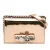 Tweedehands Mini Metallic Kalfsleer Gejuweld Crossbody