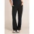 Ivy Beau wide leg high waist pantalon zwart