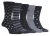 Farah – 5-Pack Heren Dun Ademend Klassieke Polka Dot Patroon Zachte Katoenen Overhemdsokken – FCS273BLKCHA (Polka Dot)
