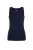 WE Fashion – Meisjes singlet van ribstof – Slim Fit – Marineblauw – Katoen –