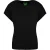 Supra x Heidi Klum Cochs Korte Mouw V-Hals Zwart Dames T-shirt 191902 008