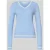 Christian Berg Woman Slim fit shirt met lange mouwen in gebreide look
