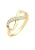ELLI Ring ‘Infinity’  goud / transparant