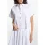 Michael Kors Cropped Button Down Shirt In White