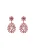 faina Oorbellen  pink / zilver