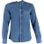 Acne Studios Isherwood Overhemd met Knopen in Blauw Denim