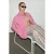 Oversized overhemd met lange mouwen en zak