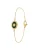 Lucardi Armband  goud / groen