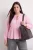 Trendyol Curve Dames Roze Effen Lang Oversized Grote maten Overhemden