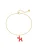 Glanzstücke München Armband  goudgeel / rood