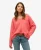 Superdry Vrouwen Oversized Trui met V-hals Roze