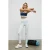Skinny legging met extra hoge taille