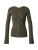 EDITED Gebreid vest ‘Davi’  olijfgroen
