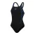 Speedo Dames/Dames Hyper Boom Muscleback ééndelig zwempak (ZWART/BLAUW)