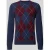 MCNEAL Gebreide pullover van mix van lanawol met ronde hals