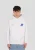 Dropsize Sweatshirt  blauw / wit