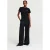 Karl Lagerfeld Wide Leg Day Pants Black