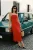 TRENDYOLMİLLA Dames Rood Effen Maxi Mouwloos Casual A-lijn Jurken